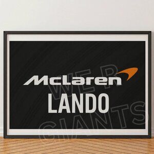 F1 McLaren Lando Norris 17"x11" Art Print